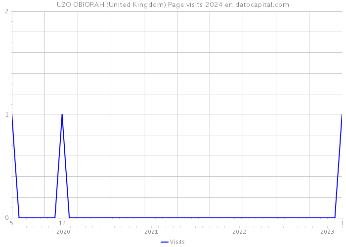 UZO OBIORAH (United Kingdom) Page visits 2024 
