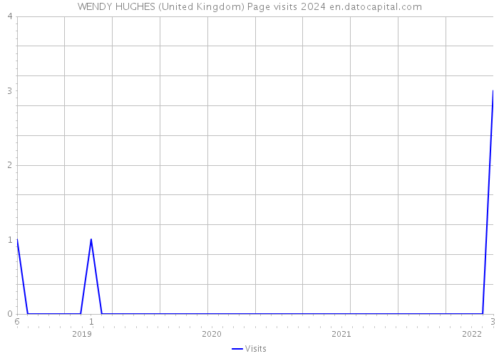 WENDY HUGHES (United Kingdom) Page visits 2024 