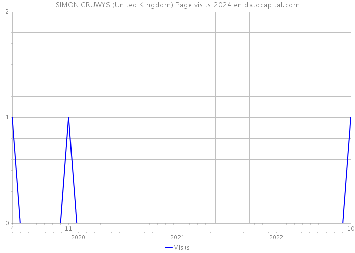 SIMON CRUWYS (United Kingdom) Page visits 2024 