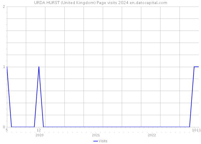 URDA HURST (United Kingdom) Page visits 2024 