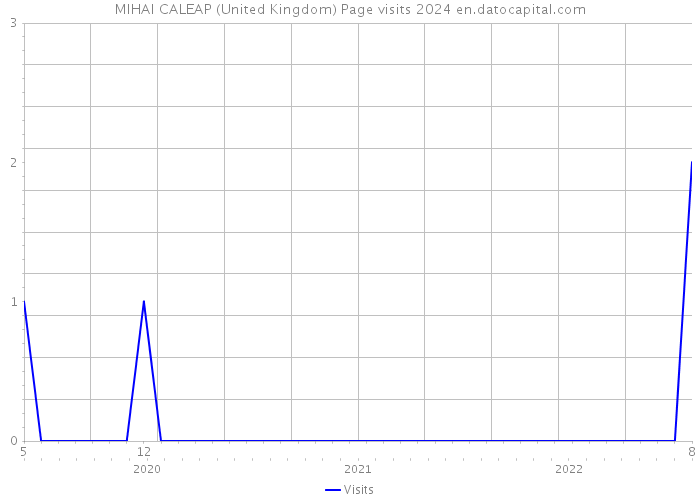 MIHAI CALEAP (United Kingdom) Page visits 2024 