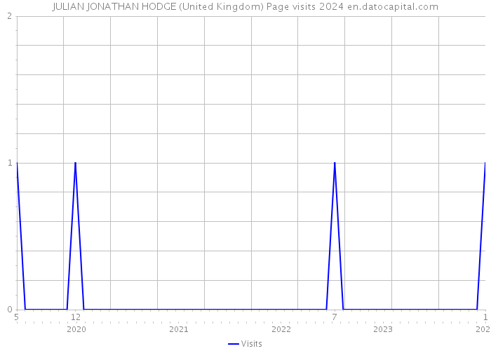 JULIAN JONATHAN HODGE (United Kingdom) Page visits 2024 