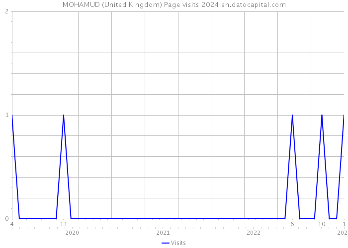 MOHAMUD (United Kingdom) Page visits 2024 