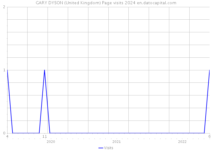 GARY DYSON (United Kingdom) Page visits 2024 
