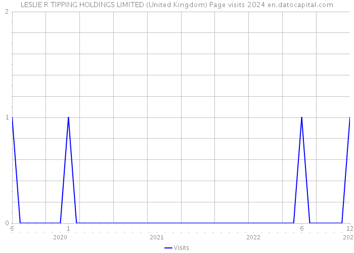 LESLIE R TIPPING HOLDINGS LIMITED (United Kingdom) Page visits 2024 