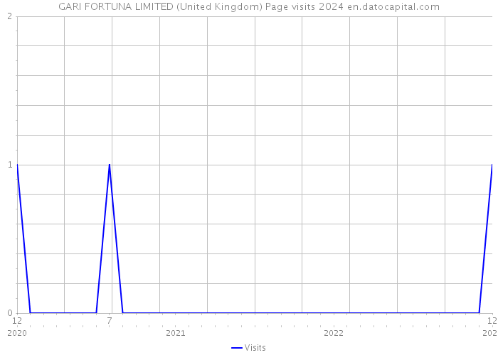 GARI FORTUNA LIMITED (United Kingdom) Page visits 2024 