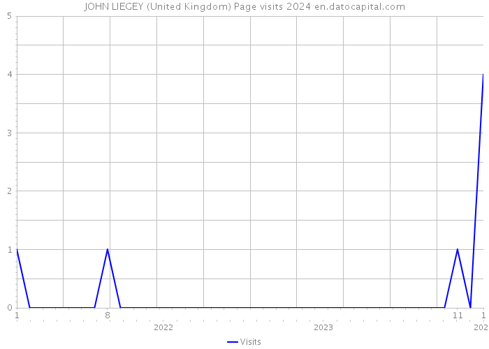 JOHN LIEGEY (United Kingdom) Page visits 2024 