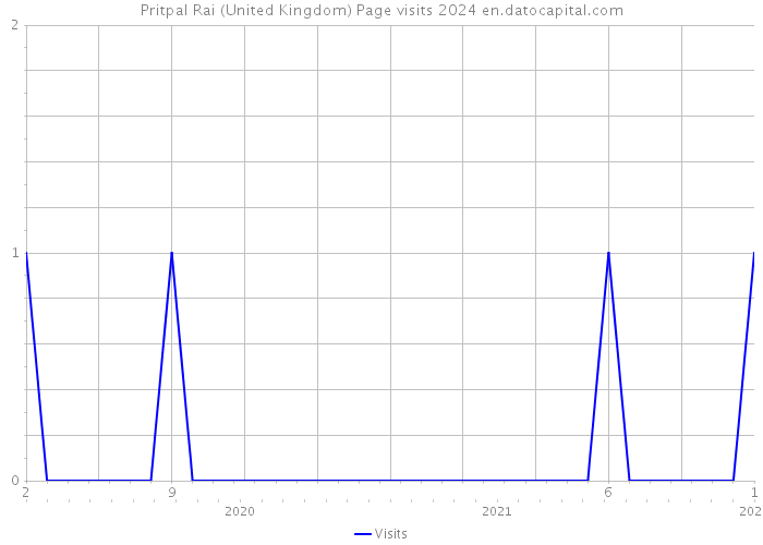 Pritpal Rai (United Kingdom) Page visits 2024 