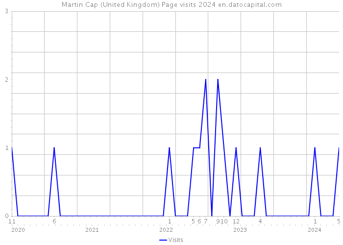 Martin Cap (United Kingdom) Page visits 2024 