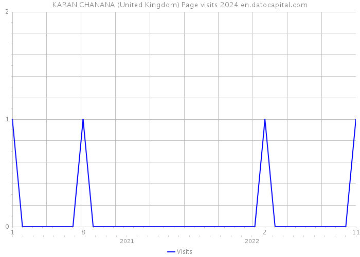 KARAN CHANANA (United Kingdom) Page visits 2024 