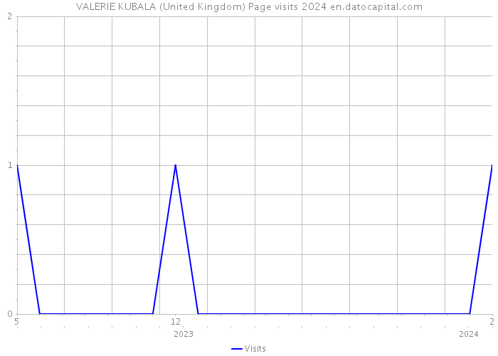 VALERIE KUBALA (United Kingdom) Page visits 2024 