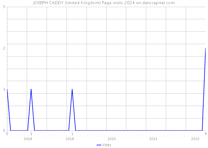 JOSEPH CADDY (United Kingdom) Page visits 2024 