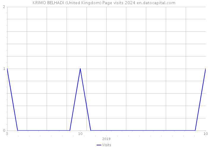 KRIMO BELHADI (United Kingdom) Page visits 2024 