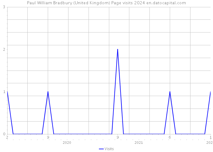 Paul William Bradbury (United Kingdom) Page visits 2024 