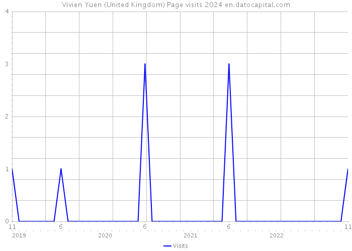 Vivien Yuen (United Kingdom) Page visits 2024 