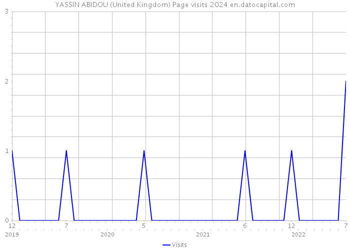 YASSIN ABIDOU (United Kingdom) Page visits 2024 