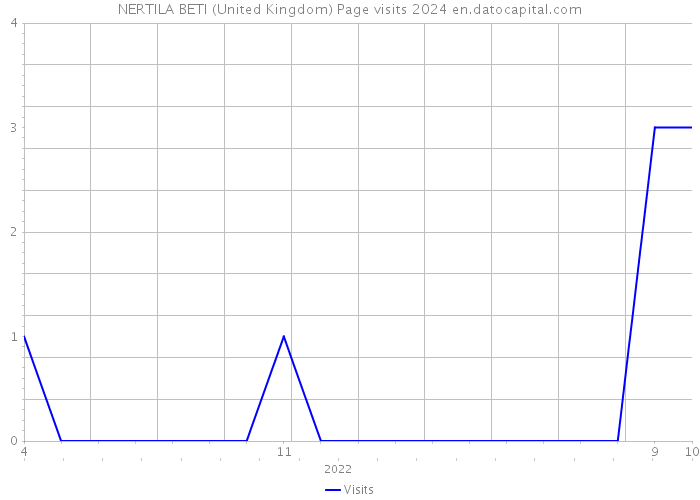 NERTILA BETI (United Kingdom) Page visits 2024 