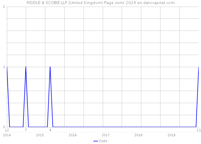 RIDDLE & SCOBIE LLP (United Kingdom) Page visits 2024 