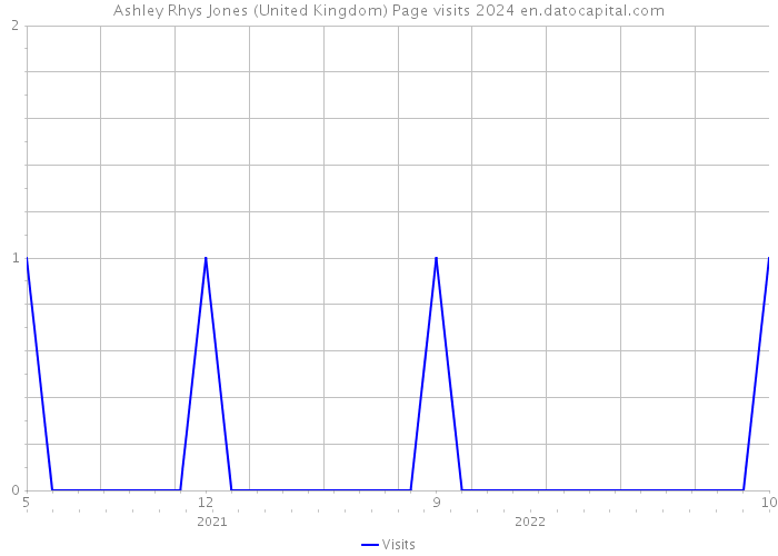 Ashley Rhys Jones (United Kingdom) Page visits 2024 
