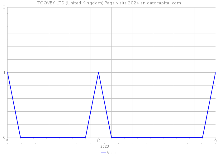 TOOVEY LTD (United Kingdom) Page visits 2024 