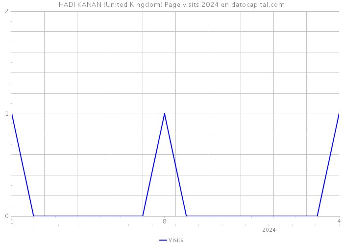 HADI KANAN (United Kingdom) Page visits 2024 