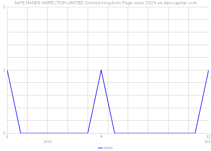 SAFE HANDS INSPECTION LIMITED (United Kingdom) Page visits 2024 