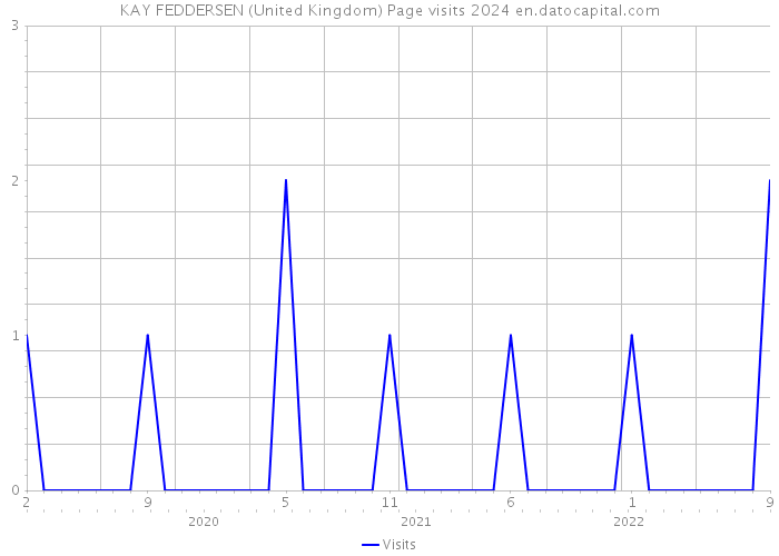 KAY FEDDERSEN (United Kingdom) Page visits 2024 