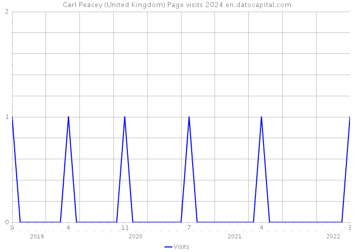 Carl Peacey (United Kingdom) Page visits 2024 