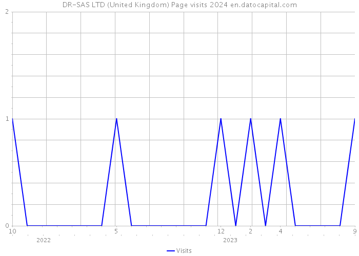 DR-SAS LTD (United Kingdom) Page visits 2024 