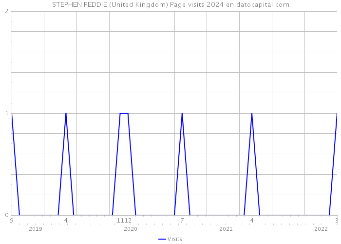 STEPHEN PEDDIE (United Kingdom) Page visits 2024 