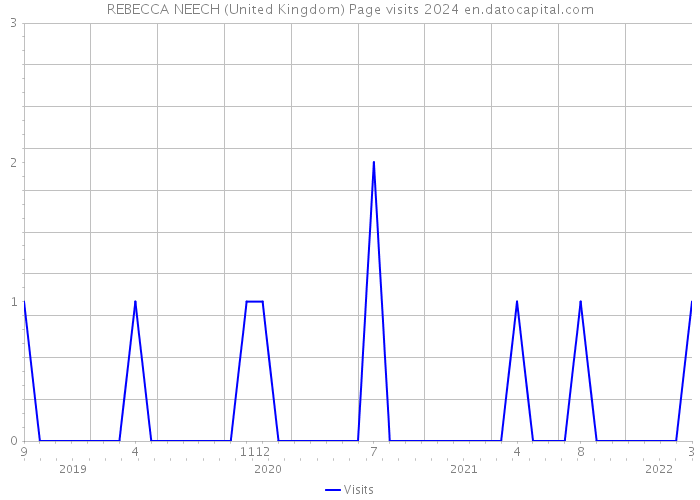 REBECCA NEECH (United Kingdom) Page visits 2024 