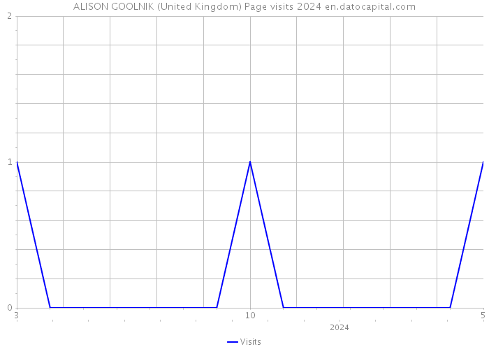 ALISON GOOLNIK (United Kingdom) Page visits 2024 