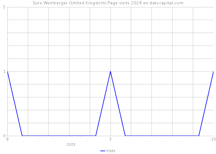 Sure Weinberger (United Kingdom) Page visits 2024 