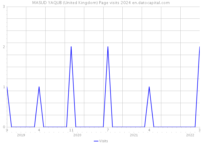 MASUD YAQUB (United Kingdom) Page visits 2024 