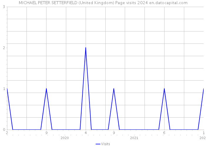 MICHAEL PETER SETTERFIELD (United Kingdom) Page visits 2024 