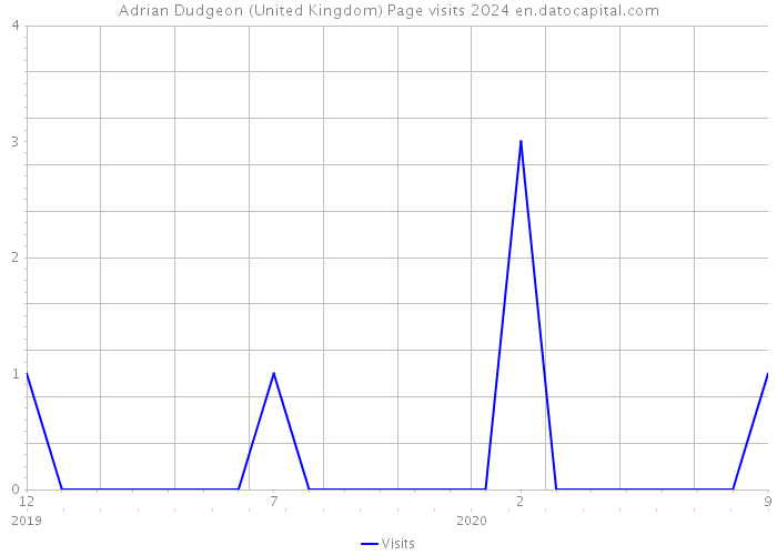Adrian Dudgeon (United Kingdom) Page visits 2024 