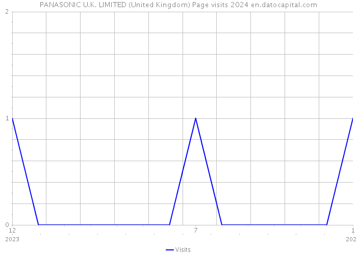 PANASONIC U.K. LIMITED (United Kingdom) Page visits 2024 