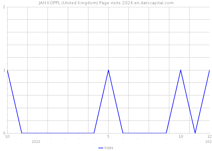 JAN KOPPL (United Kingdom) Page visits 2024 