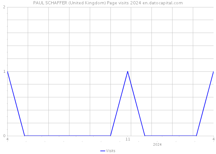 PAUL SCHAFFER (United Kingdom) Page visits 2024 