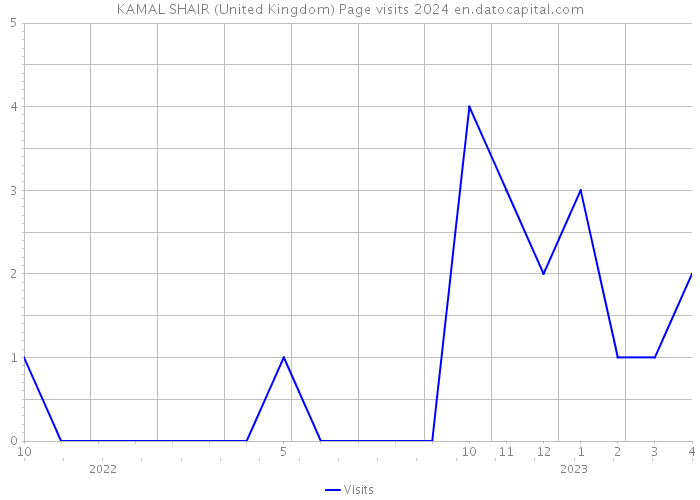 KAMAL SHAIR (United Kingdom) Page visits 2024 