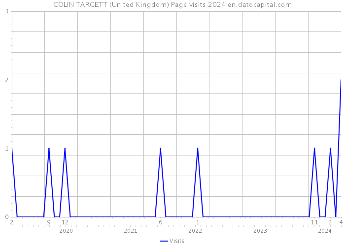COLIN TARGETT (United Kingdom) Page visits 2024 