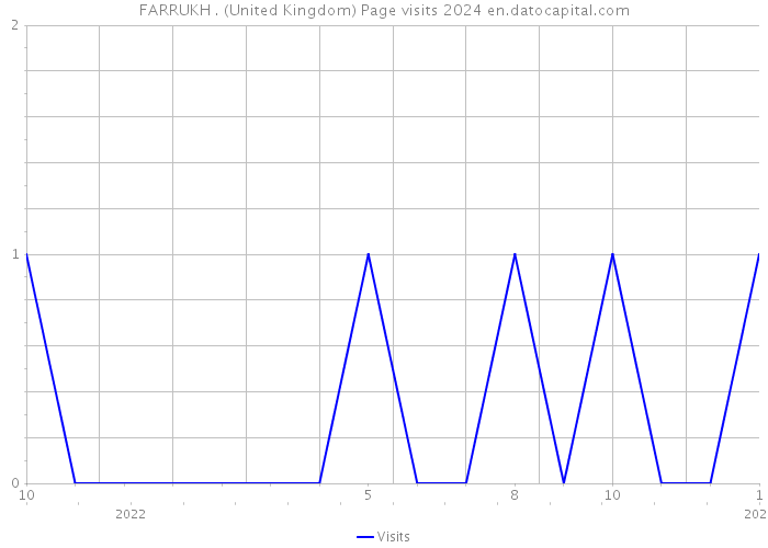 FARRUKH . (United Kingdom) Page visits 2024 