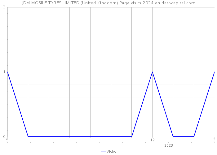 JDM MOBILE TYRES LIMITED (United Kingdom) Page visits 2024 