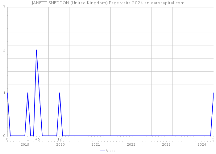 JANETT SNEDDON (United Kingdom) Page visits 2024 