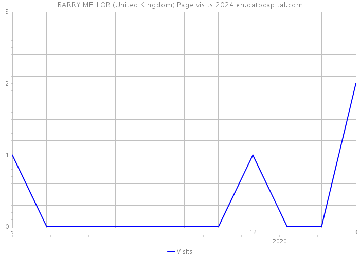 BARRY MELLOR (United Kingdom) Page visits 2024 