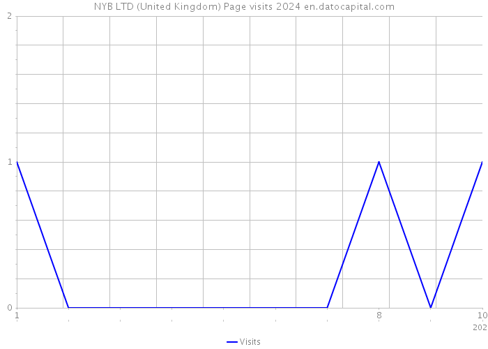 NYB LTD (United Kingdom) Page visits 2024 