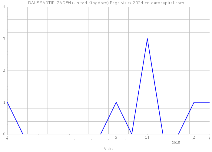 DALE SARTIP-ZADEH (United Kingdom) Page visits 2024 
