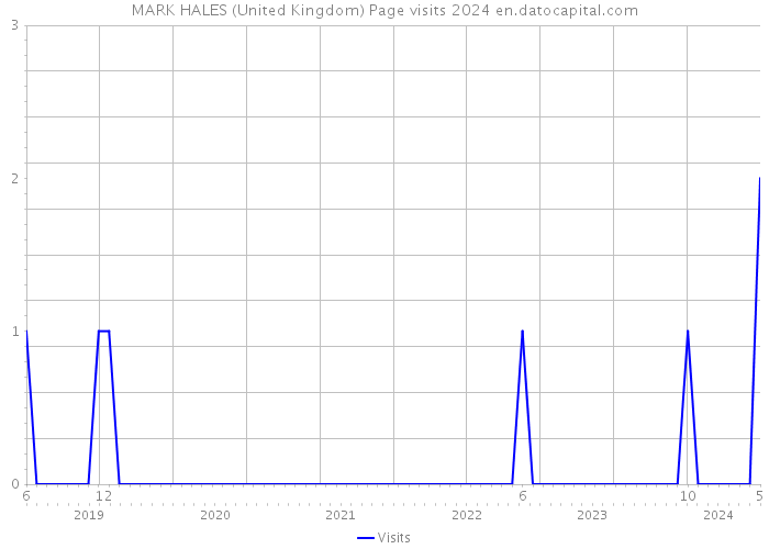 MARK HALES (United Kingdom) Page visits 2024 