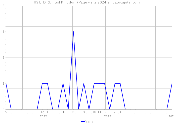 IIS LTD. (United Kingdom) Page visits 2024 