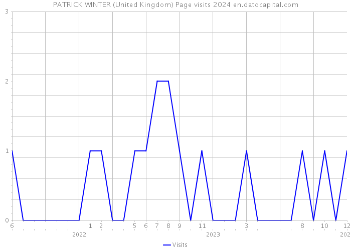 PATRICK WINTER (United Kingdom) Page visits 2024 